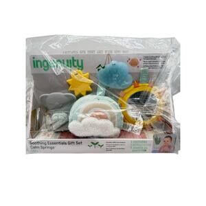 Ingenuity Calm Springs Soothing Essentials Gift Set NIB Baby Toys Teethers